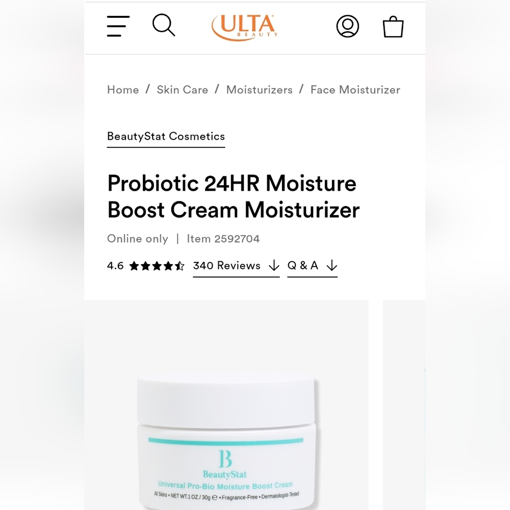 BeautyStat Boost Cream